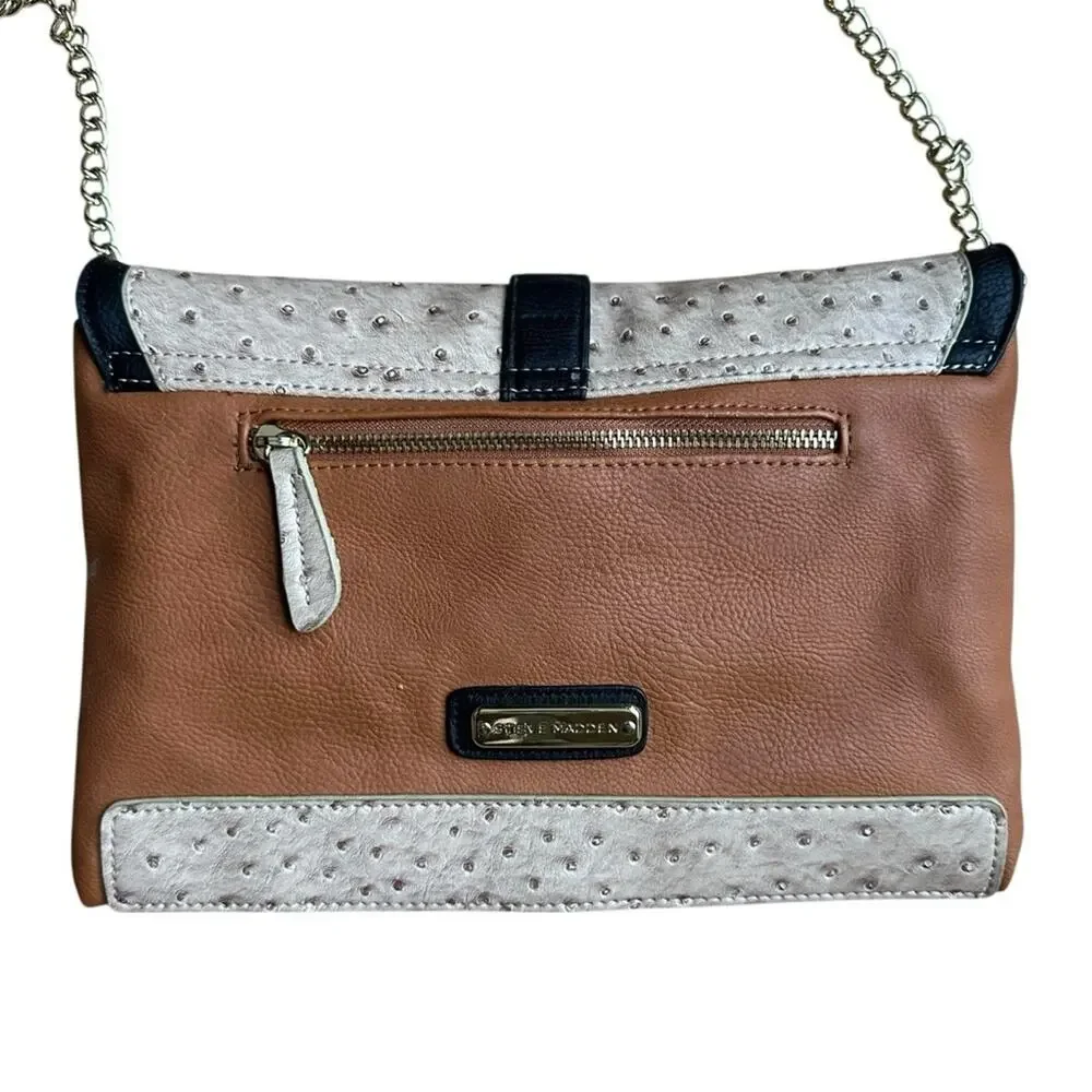Steve Madden Envelope Clutch Faux Leather Purse